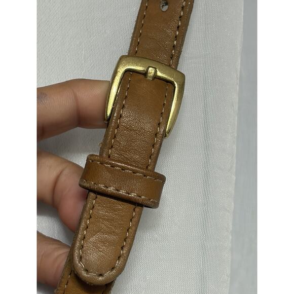 VTG Coach Tribeca Toffee/Tan Leather shoulder bag 9091 Made in USA Crossbody - Picture 10 of 16